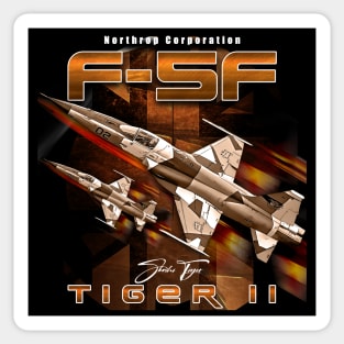 F5 Northrop Tiger II Supersonic Light Fighter Aircraft Sticker